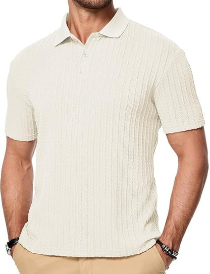 Mens Knit Polo Shirt