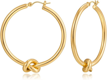 Gold Statement Earrings