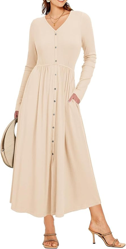 Long Sleeve Maxi Dress