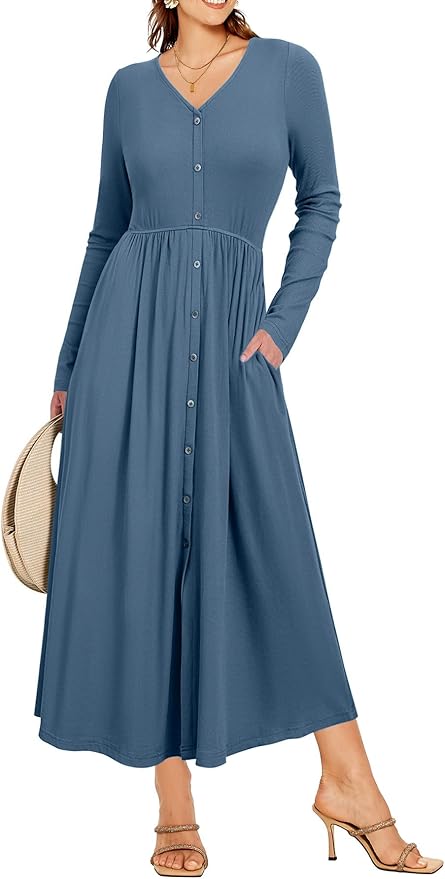 Long Sleeve Maxi Dress