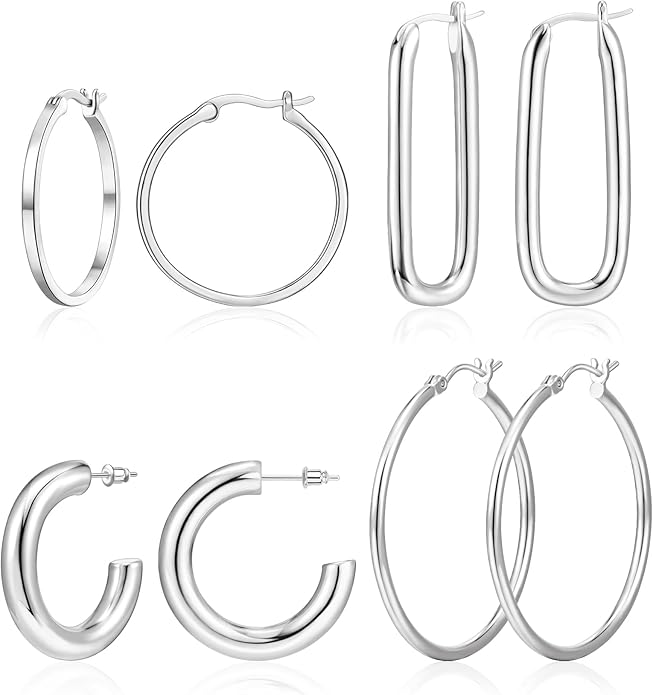 Hoop Earrings Set