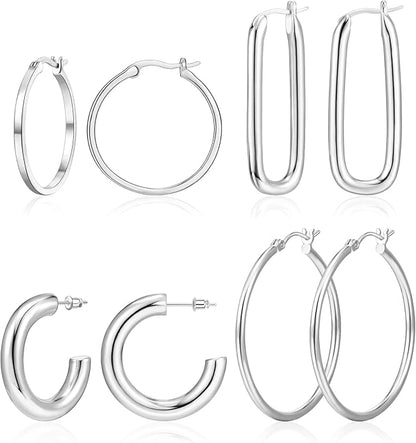 Hoop Earrings Set