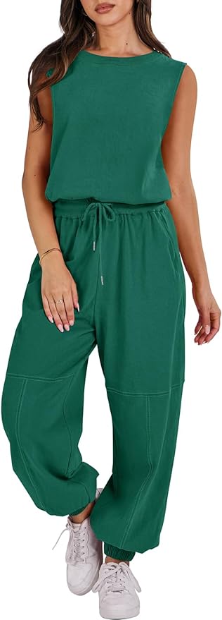 Anrabess Sleeveless Jumpsuit