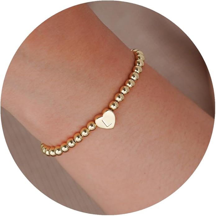 Gold Initial Bracelet