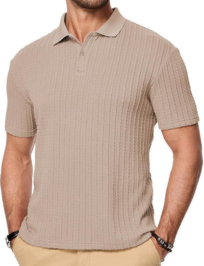 Mens Knit Polo Shirt