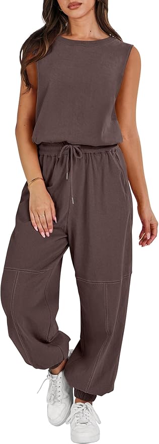 Anrabess Sleeveless Jumpsuit