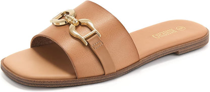 Slide Buckle Sandals