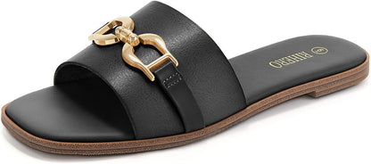 Slide Buckle Sandals