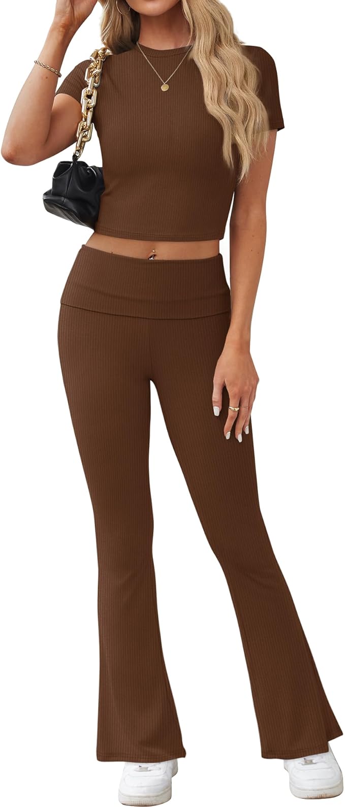 2 Piece Lounge Set (Brown)