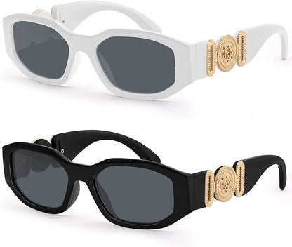 Irregular Rectangle Sunglasses