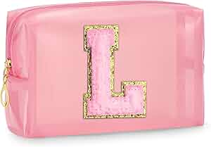 Clear Initial Makeup Bag