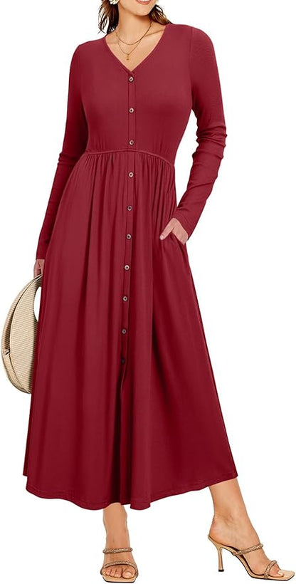 Long Sleeve Maxi Dress