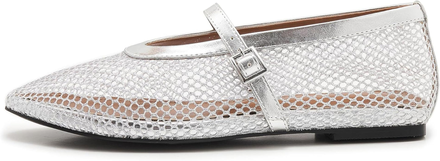 Mesh Ballet Flats