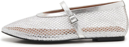 Mesh Ballet Flats