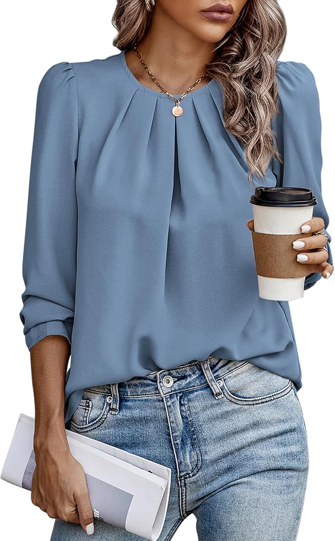 Pleated Blouse