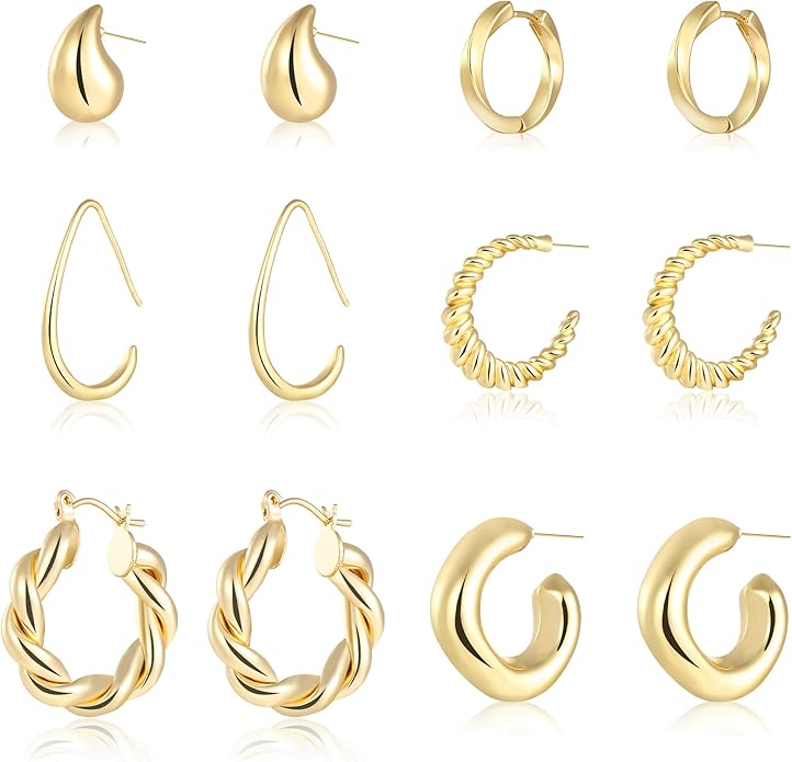 6pair Statement Earrings