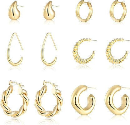 6pair Statement Earrings