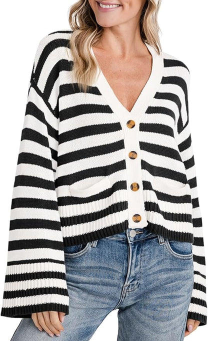 Striped Cardigan