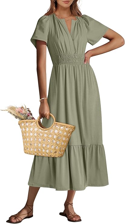 ANRABESS Tiered Boho Dress