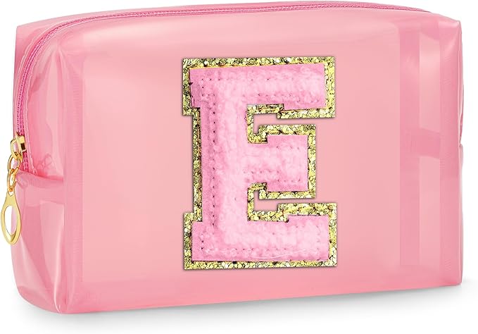 Clear Initial Makeup Bag