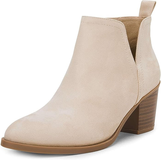 Cutout Ankle Boots